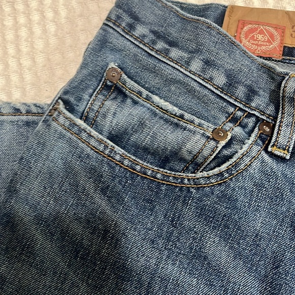 Gap Men’s 1969 Classic Blue Denim Jeans Boot Cut - Picture 3 of 9